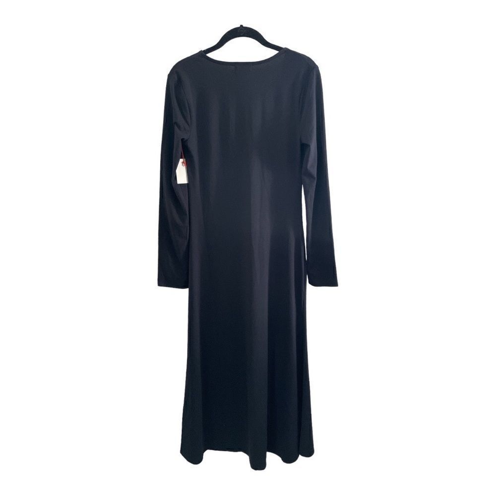 NWT Open Edit for Nordstrom Ruched U Cutout Long Sleeve Maxi Dress S - Picture 3 of 6